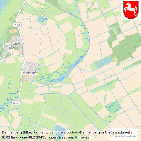 Dannenberg (Elbe) Penkefitz Landkreis Lüchow-Dannenberg Lageplan © Openstreetmap Contributors Dannenberg (Elbe) Penkefitz Lageplan